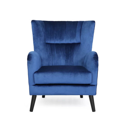 Wing Chair: 31'' Wide Tufted Velvet Wingback Chair