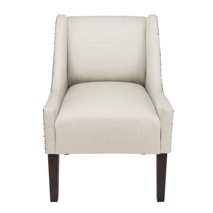 Wing Chair: Carlston 23'' Wide Linen Wingback Chair