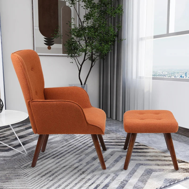 Orange accent cheap chair target