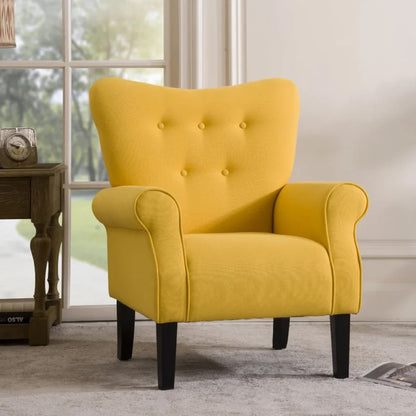 Wing Chair: Milayna 31.1'' Wide Tufted Wingback Chair