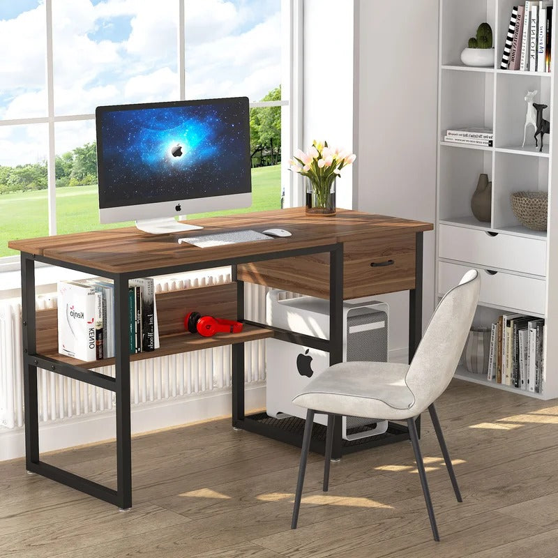 Computer Table: Wooden 47'' Computer Desk