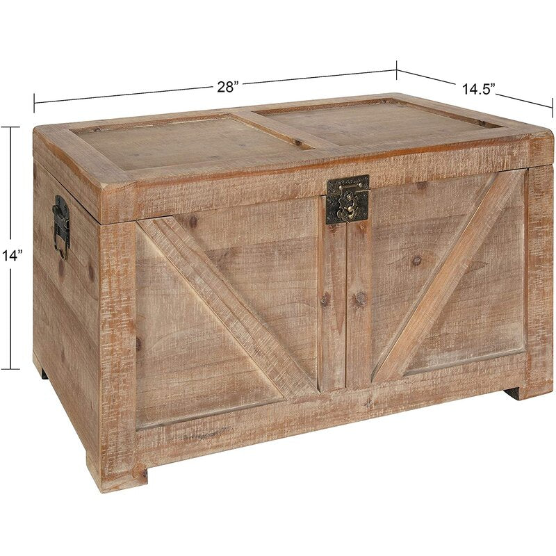 Wooden Box : Blanket Storage Box