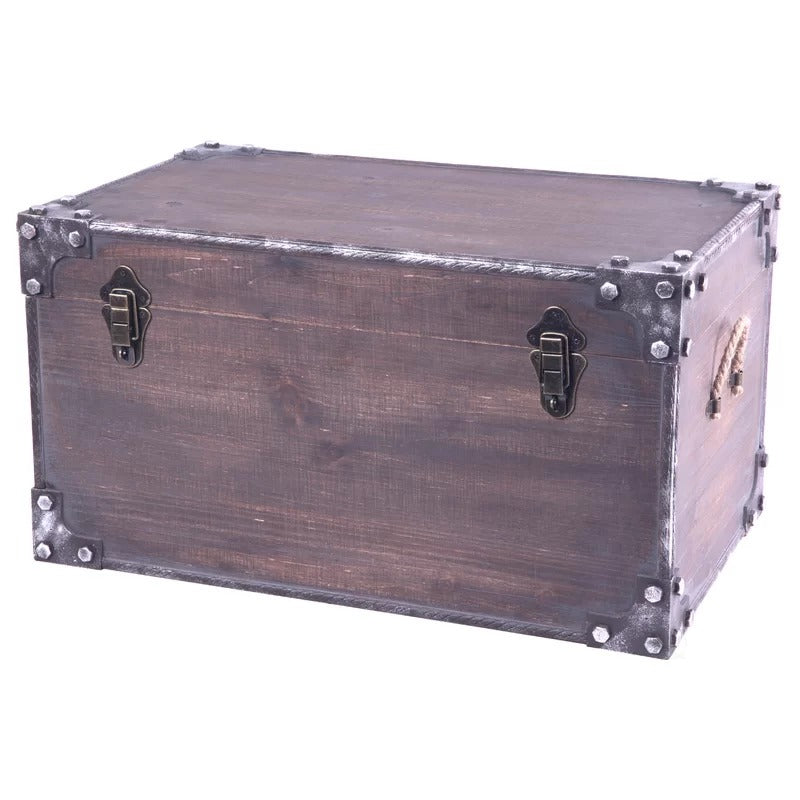 Wooden Box : Classic Wooden Box With Storage