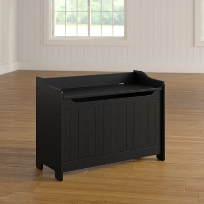 Wooden Box : Solid Wood Black Storage Box
