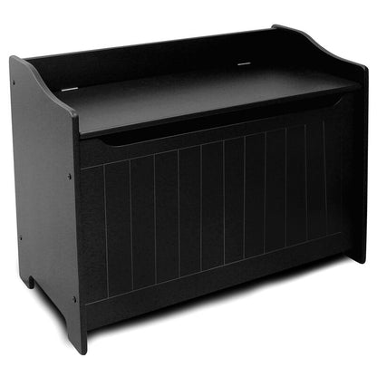 Wooden Box : Solid Wood Black Storage Box
