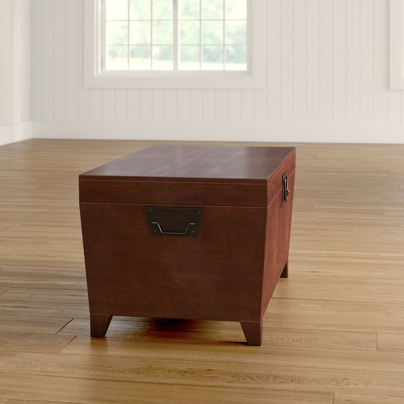Wooden Box :  Top Coffee Table with Storage Wooden Box