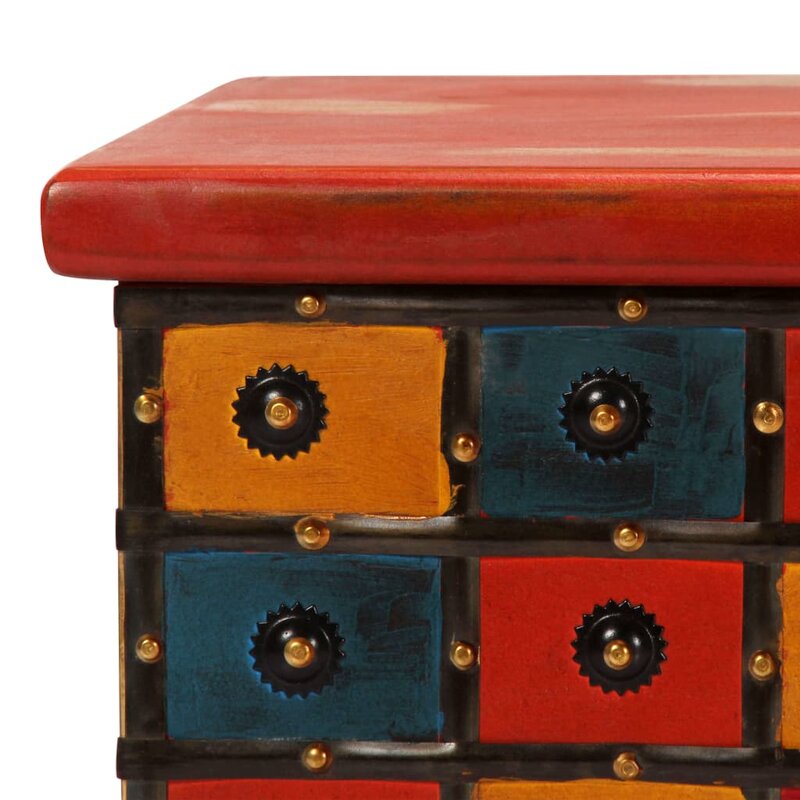 Wooden Box : Traditional Solid Acacia Wood Storage Box