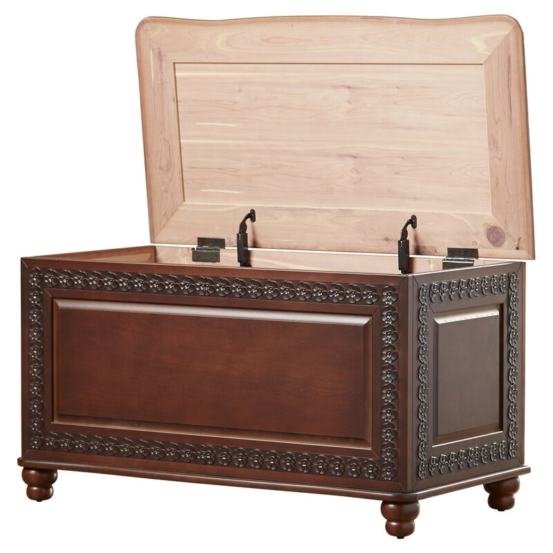 Wooden Box : Traditional Style Cherry Storage Box