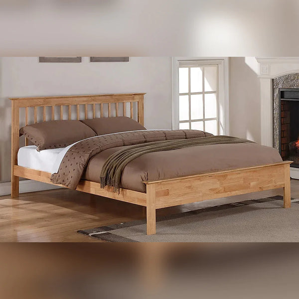 Double Bed: Wooden Double Bed