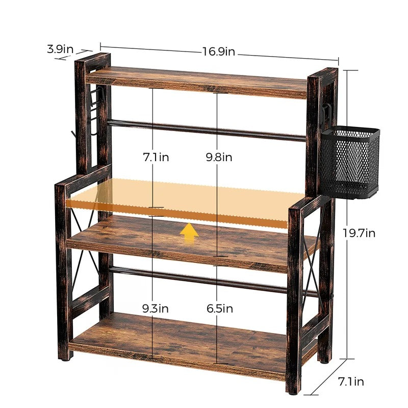 Display Unit: Wooden Rack For Kitchen