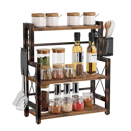 Display Unit: Wooden Rack For Kitchen