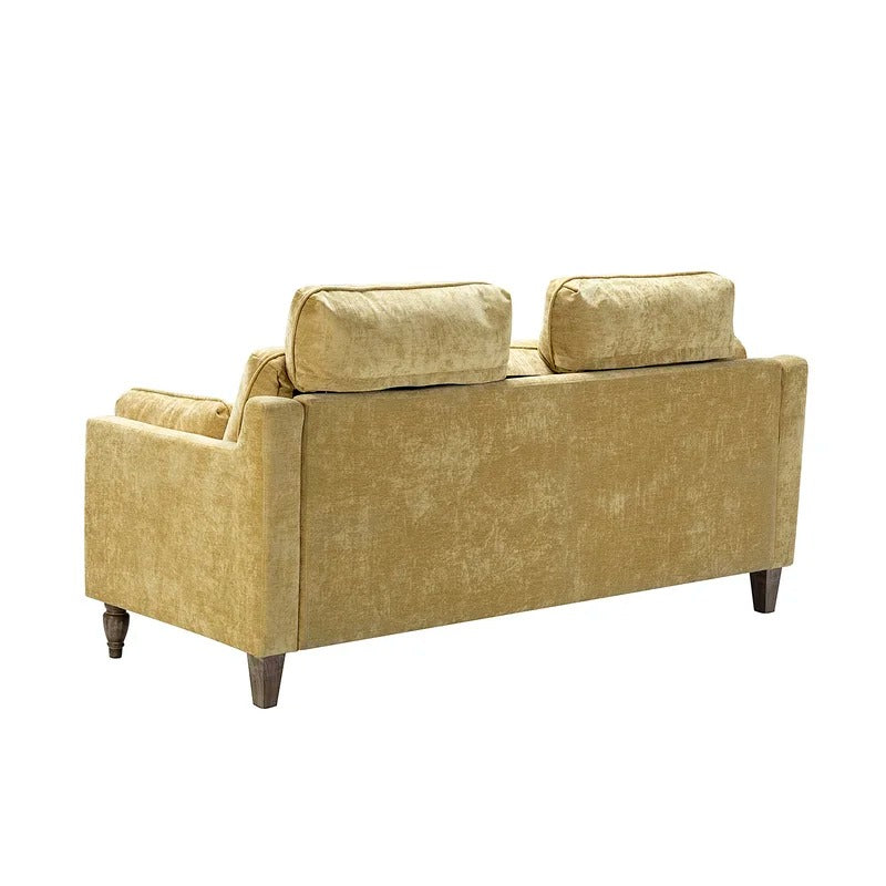 Wooden Sofa: Lexan Wooden 75'' Square Arm Sofa
