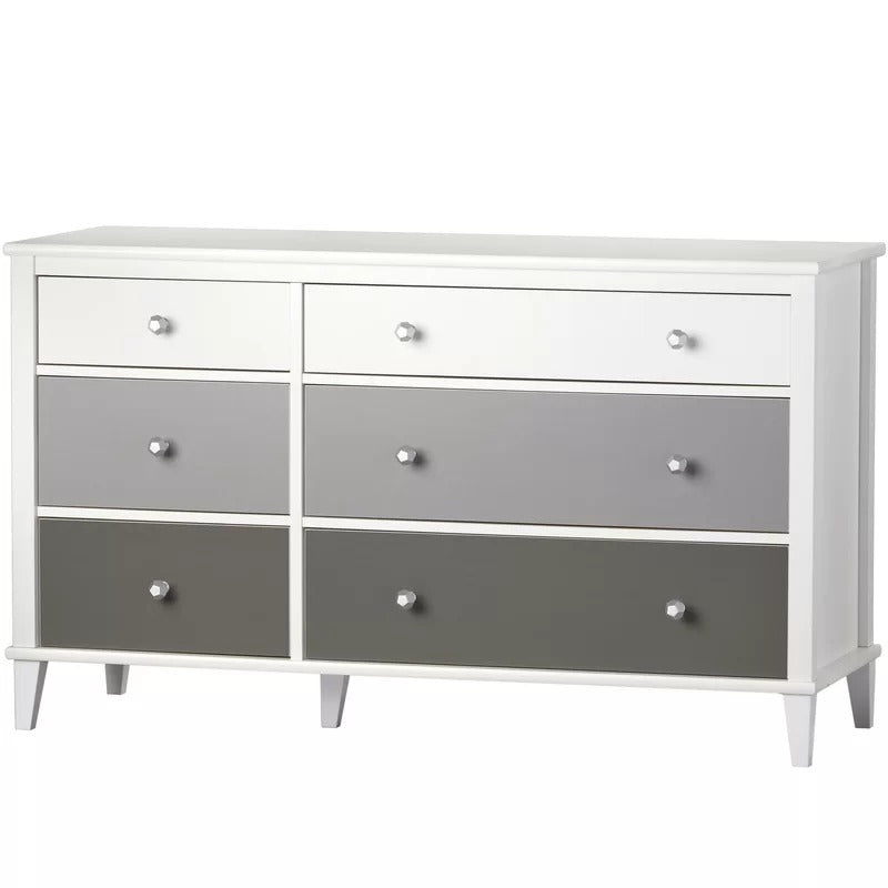 kids chest of drawers : MK 6 Drawer Double Dresser