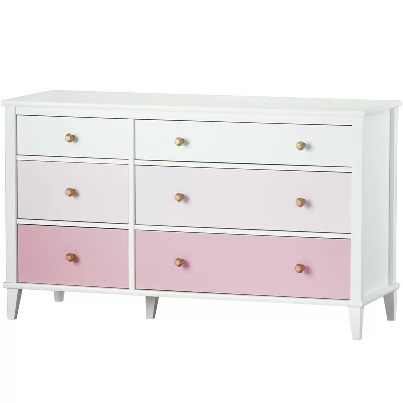 kids chest of drawers : MK 6 Drawer Double Dresser