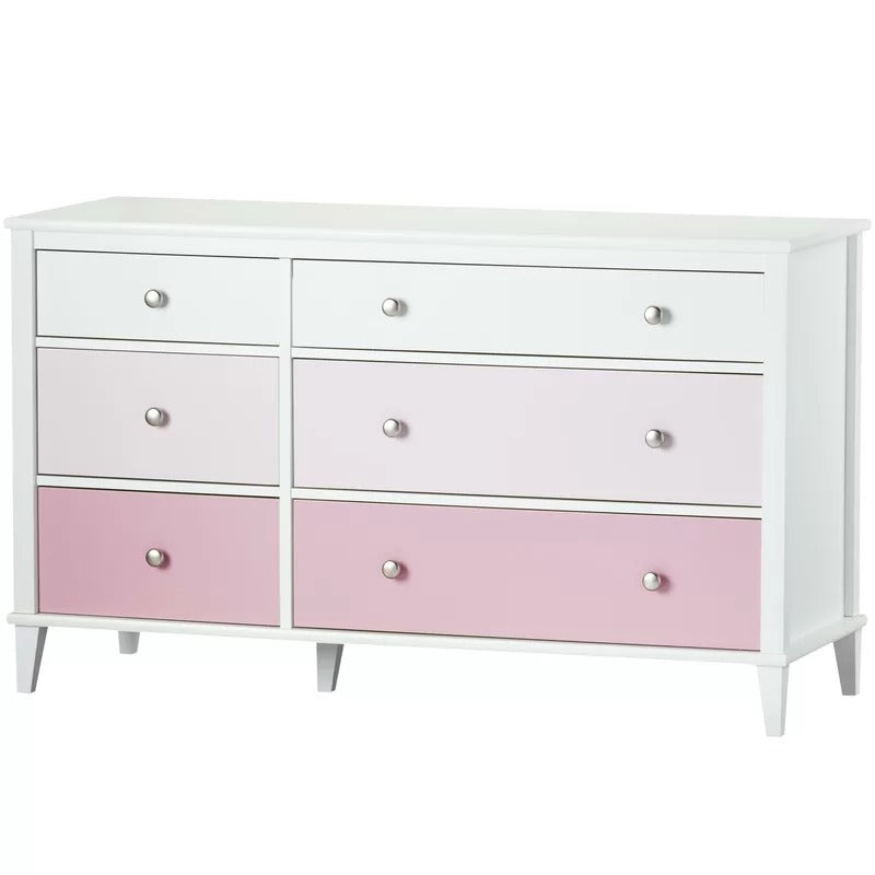 kids chest of drawers : MK 6 Drawer Double Dresser