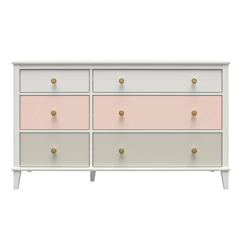 kids chest of drawers : MK 6 Drawer Double Dresser